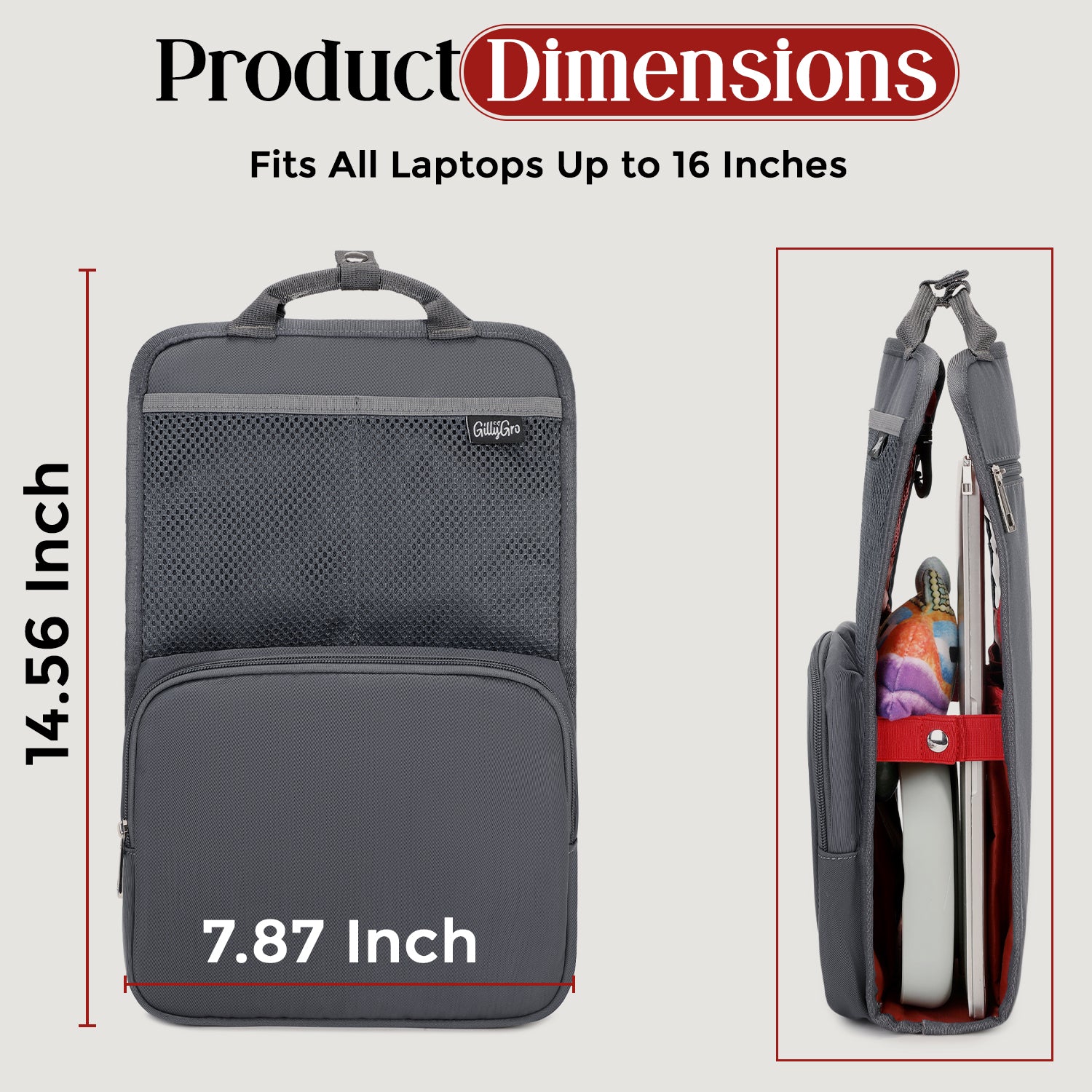 The FlexPack: Gray Bag Organizer