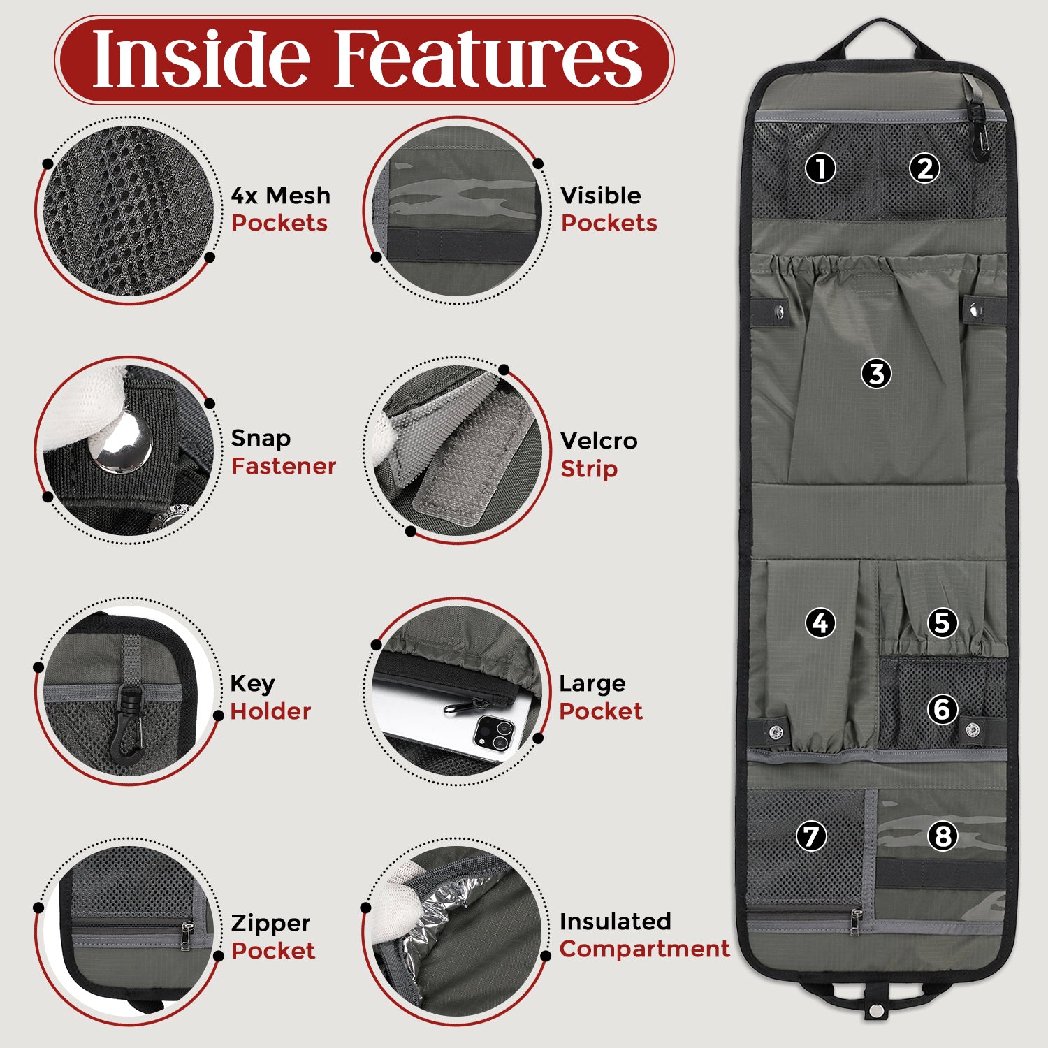 The FlexPack: Black Bag Organizer